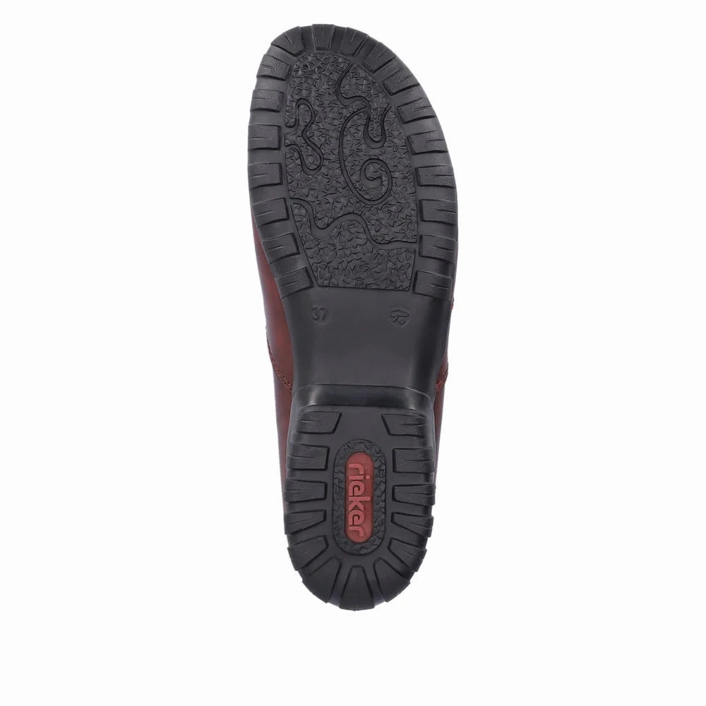 High Arch Soft L4655-35 Ankle Zip RTex Wine/Black