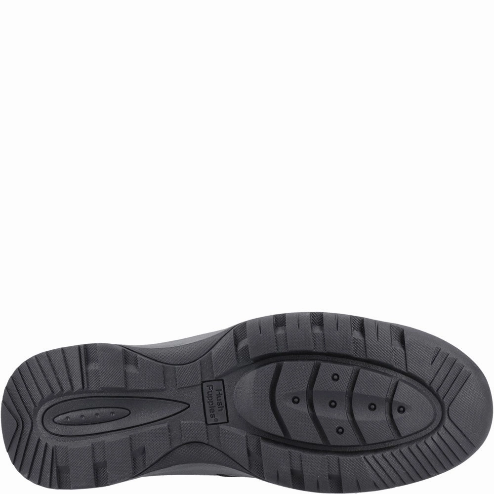 Stacked Heel Travel Walk Hush Puppies Vinson Lace Wide Fit Shoes