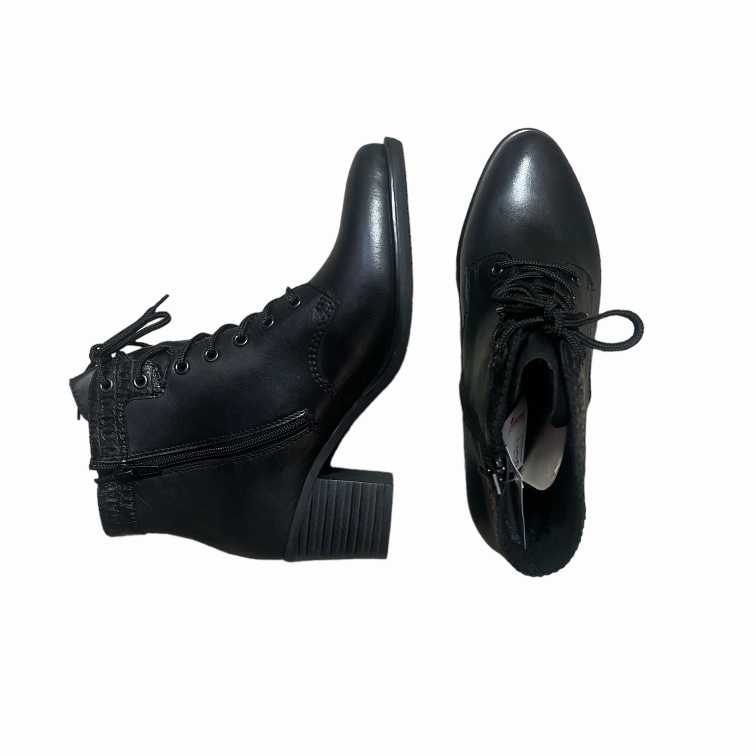 Supportive Fit Cushioned Sole Y2040-00 Lace Up Heel