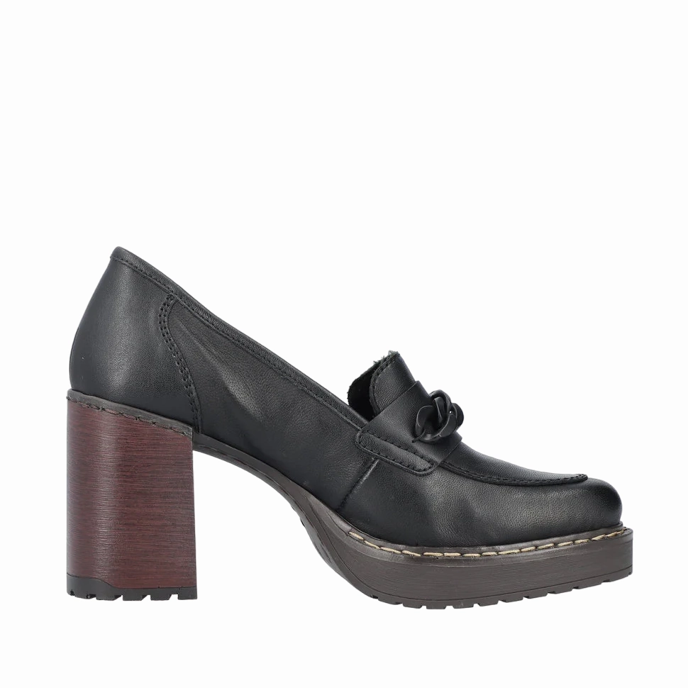 Soft Arch Y4150-00 Slip On Heel Black