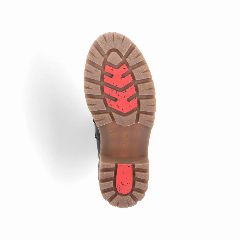 Y9232-00 Black Lace-Up/Side Zip RTex Everyday Style