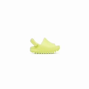 Sporty Footwear Yeezy Slides (Infants), Glow Green 2022