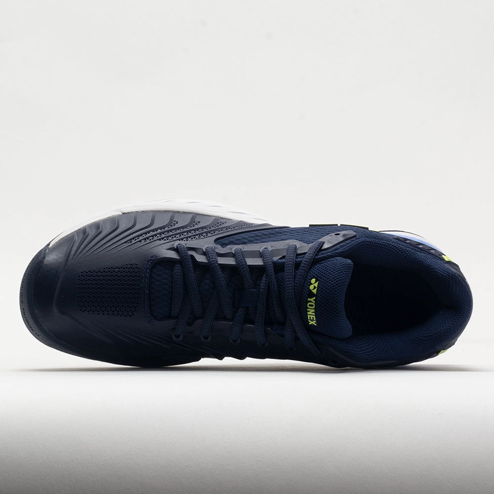 running in a dam area shoes Functional Yonex Power Cushion Eclipsion 4 Men's  Navy Blue