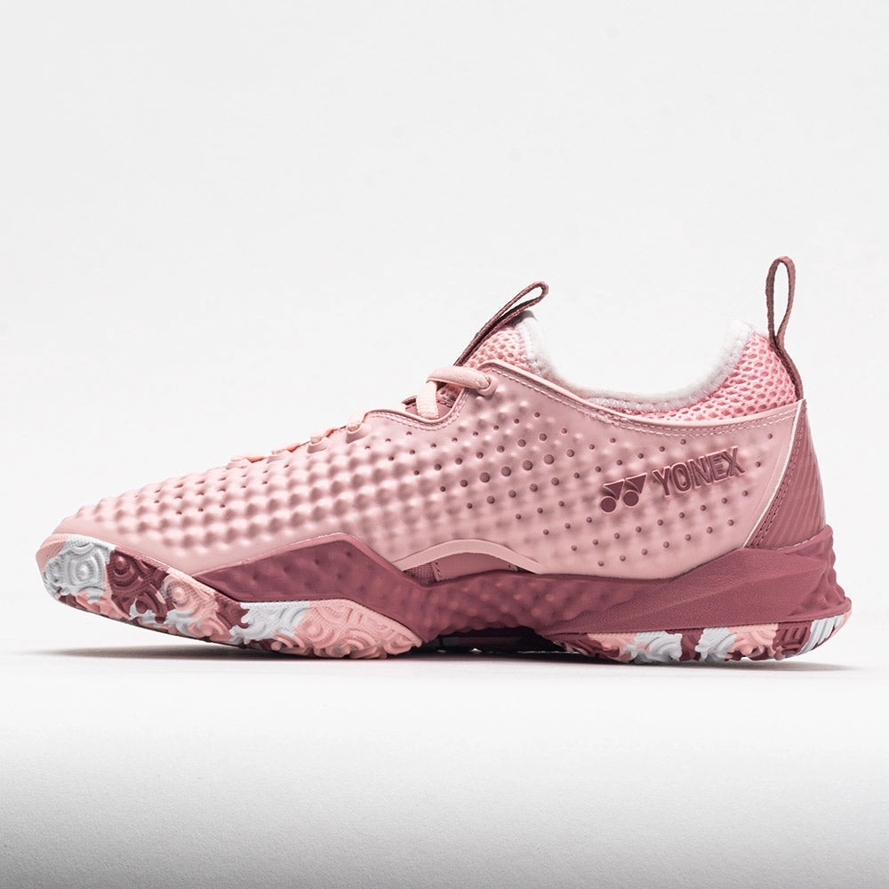 Aerodynamic Shape Zoom air Yonex Power Cushion FusionRev 4 Clay Women's  Smoke Pink