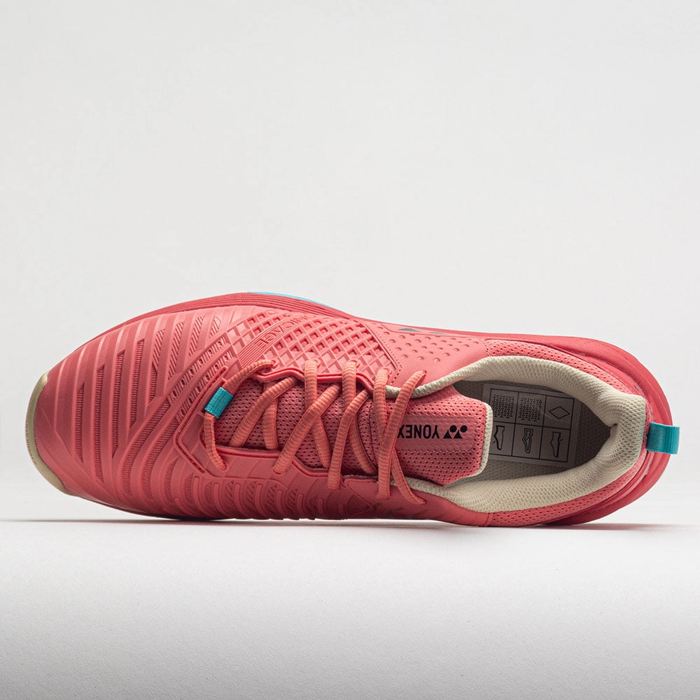 travelers' shoes Adjustable lacing Yonex Power Cushion Sonicage 3 Men's  Coral Red