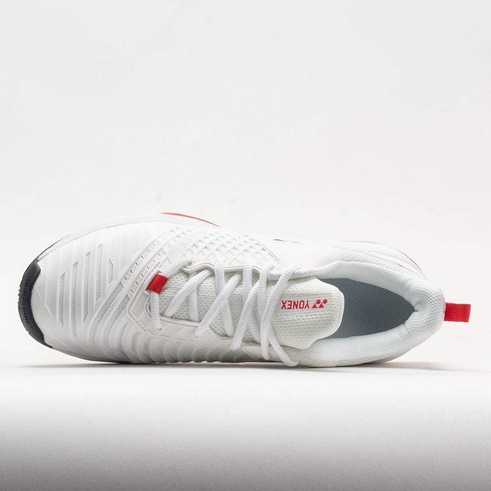 hybrid design Yonex Power Cushion Sonicage 3 Men's  White/Red