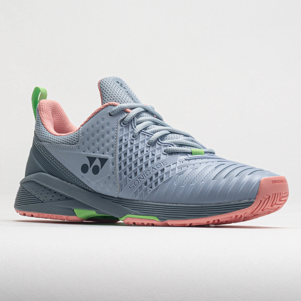 Yonex Power Cushion Sonicage 3 Women's  Grayish Blue/Pink mesh - upper - material shoes morning run shoes