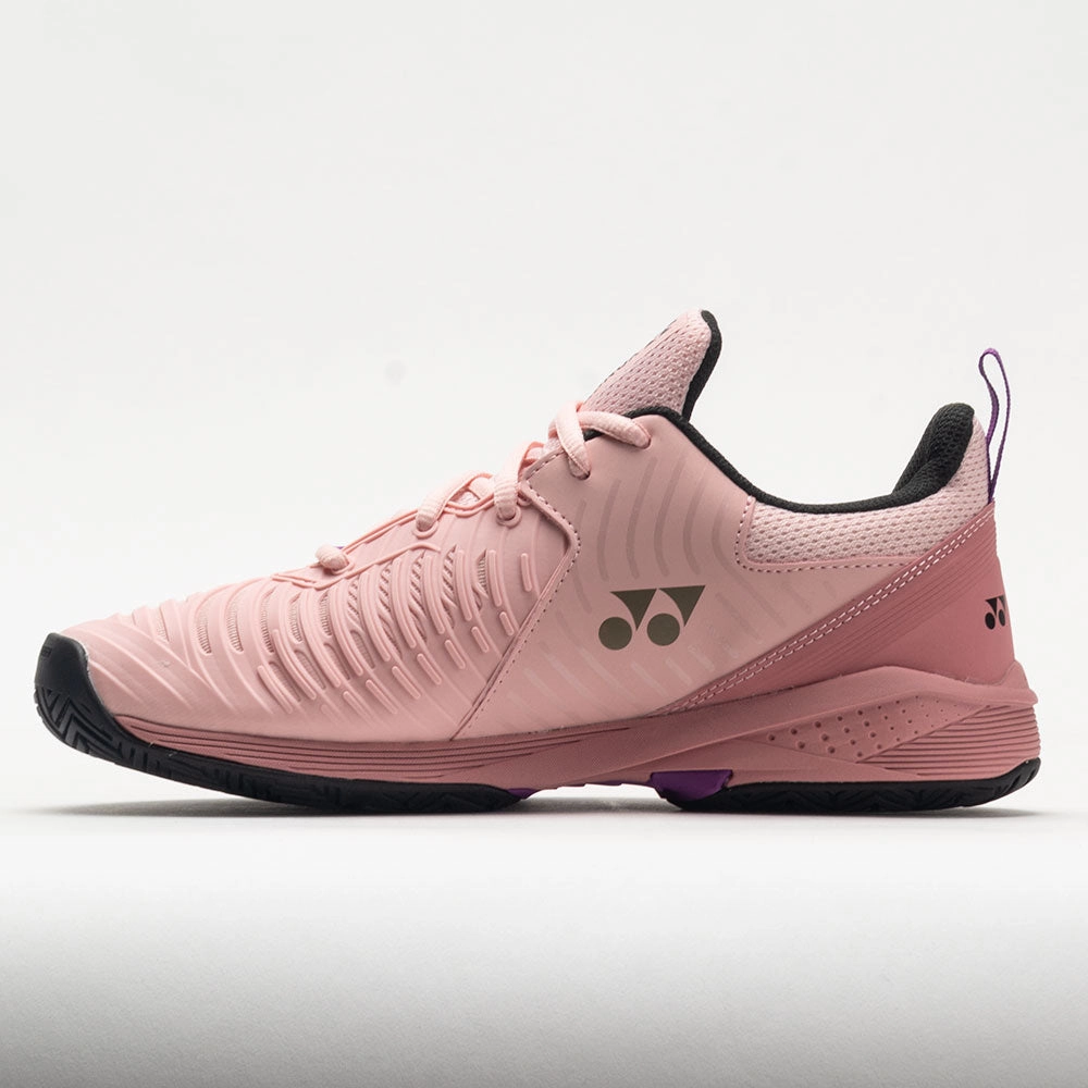 running in neutral colors Yonex Power Cushion Sonicage 3 Women's  Pink/Beige