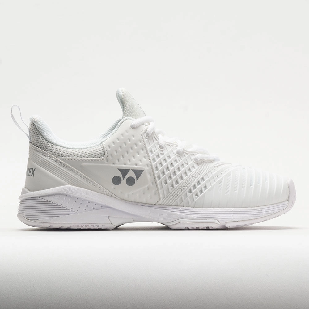 luxury - brand shoes Ventilation - holes Yonex Power Cushion Sonicage 3 Women's  White/Silver
