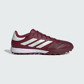 adidas Copa Pure 2 League TF Turf Soccer Shoes- SHARED/FTWWHT/TESOYE running in the city