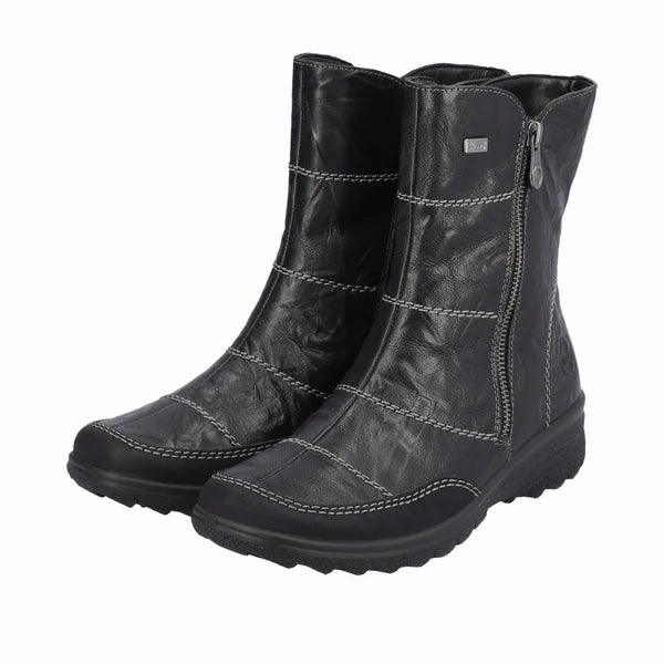 Rugged Style Anti microbial Z7055-00 Black Side Zip RTex