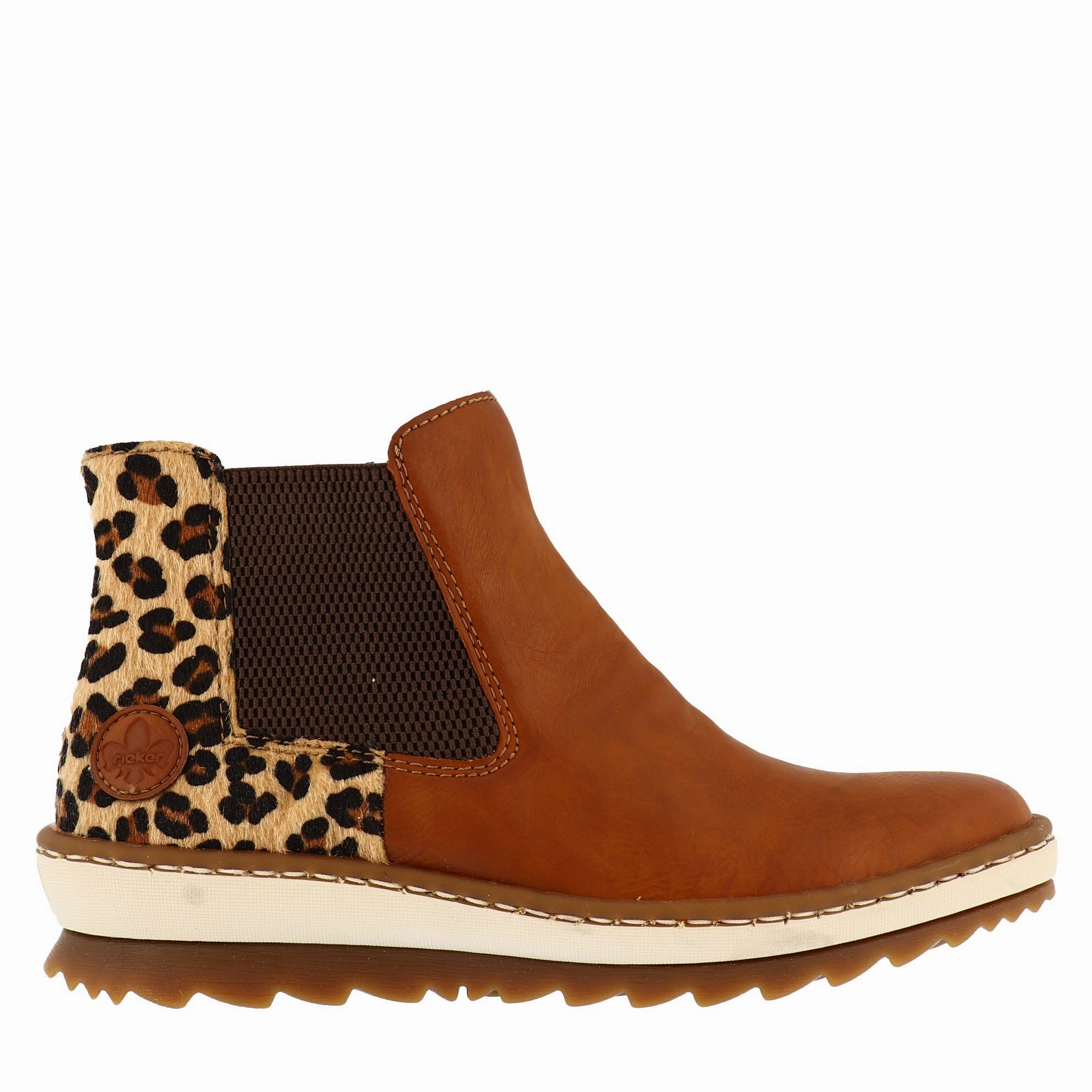 Block Heel Reliable Support Z8689-24 Chelsea Brown/Leopard