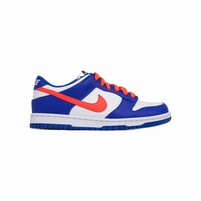 Wide Footbed Iconic look Nike Dunk Low (GS), Game Royal Crimson