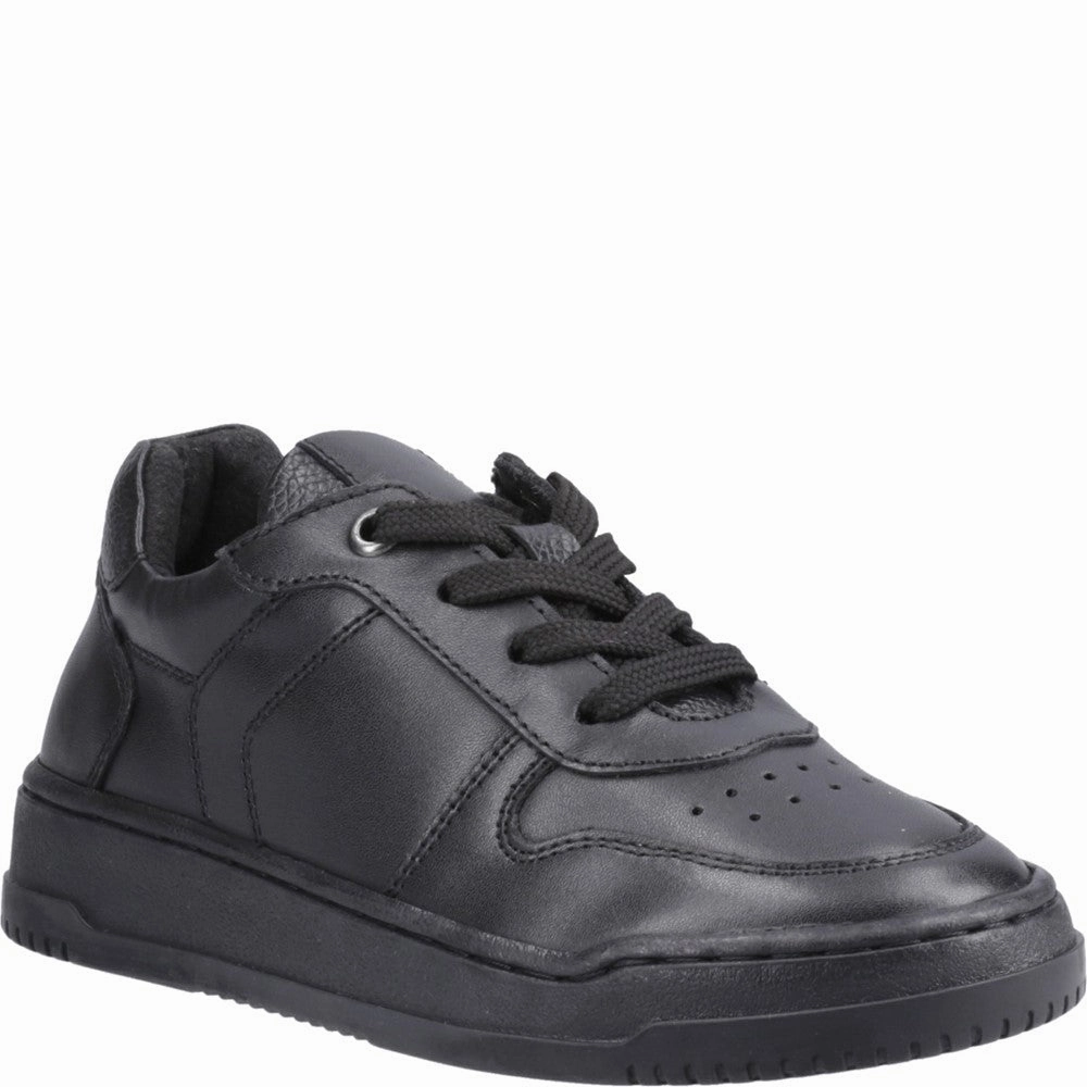 Hush Puppies Dougie Lace Junior School Shoes Path Walk Wood Path