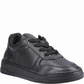 Hush Puppies Dougie Lace Junior School Shoes Path Walk Wood Path