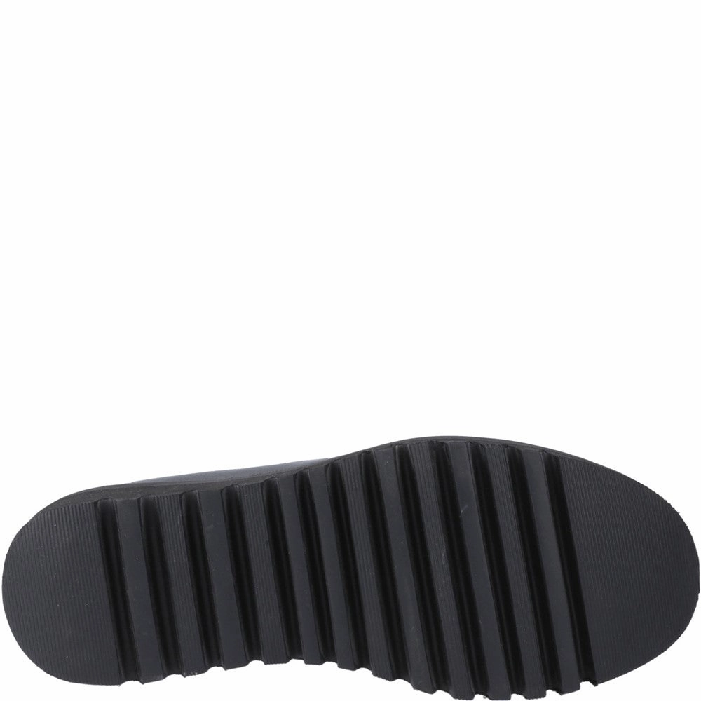 Hush Puppies Francis Loafer Patent Senior School Shoes Multi Terrain