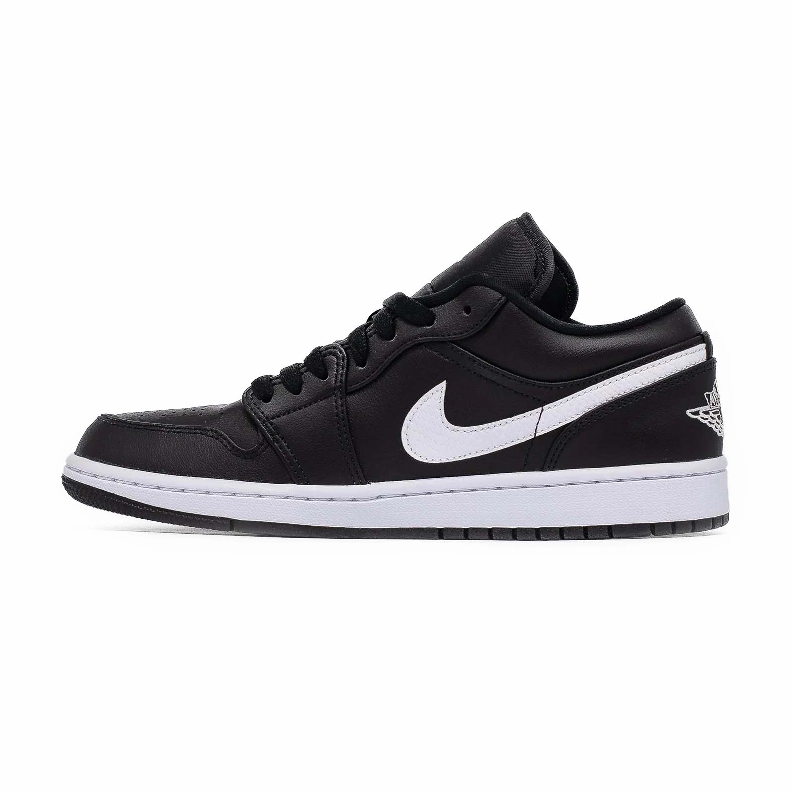 Women's Air Jordan 1 Low, Black Matte - finish