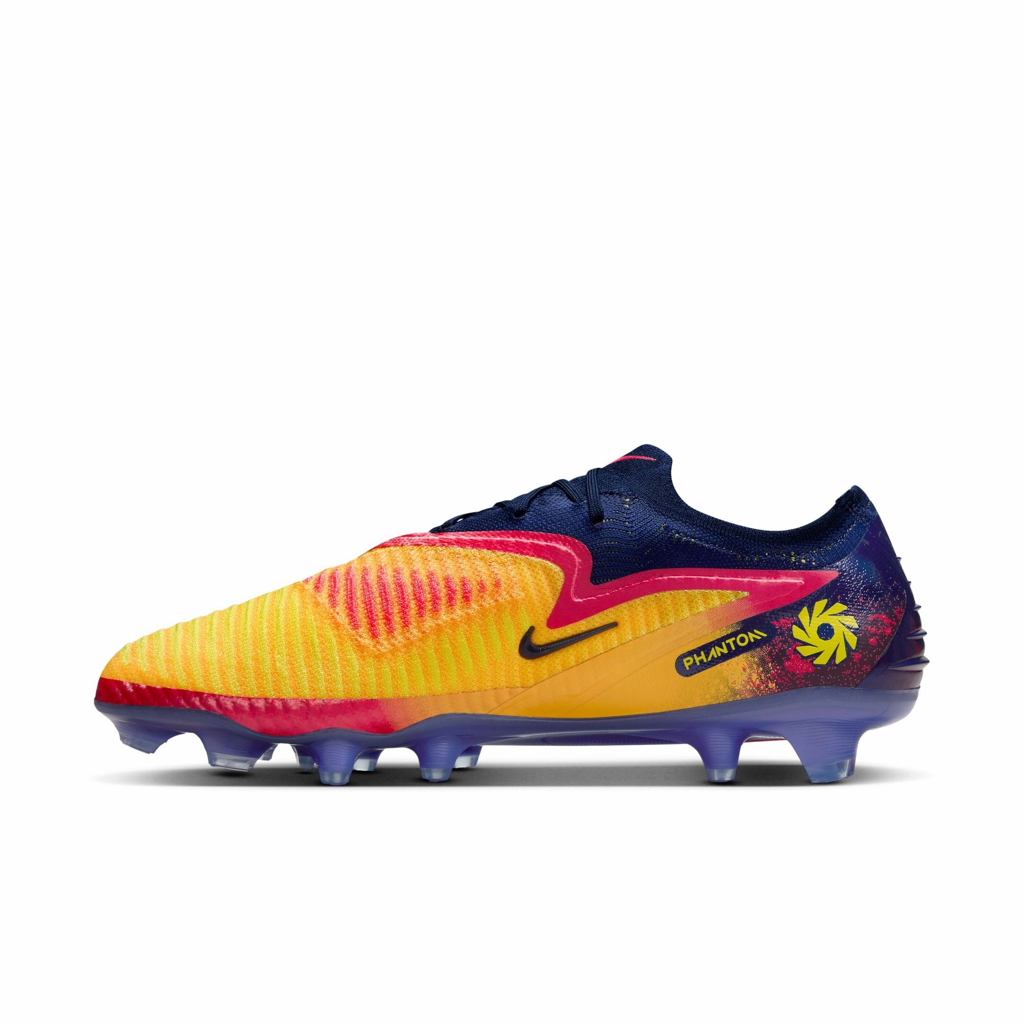 Rapid Turn Nike Phantom 6 Low Elite FG EH Firm Ground Soccer Cleat - Laser Orange/ Lemon Venom