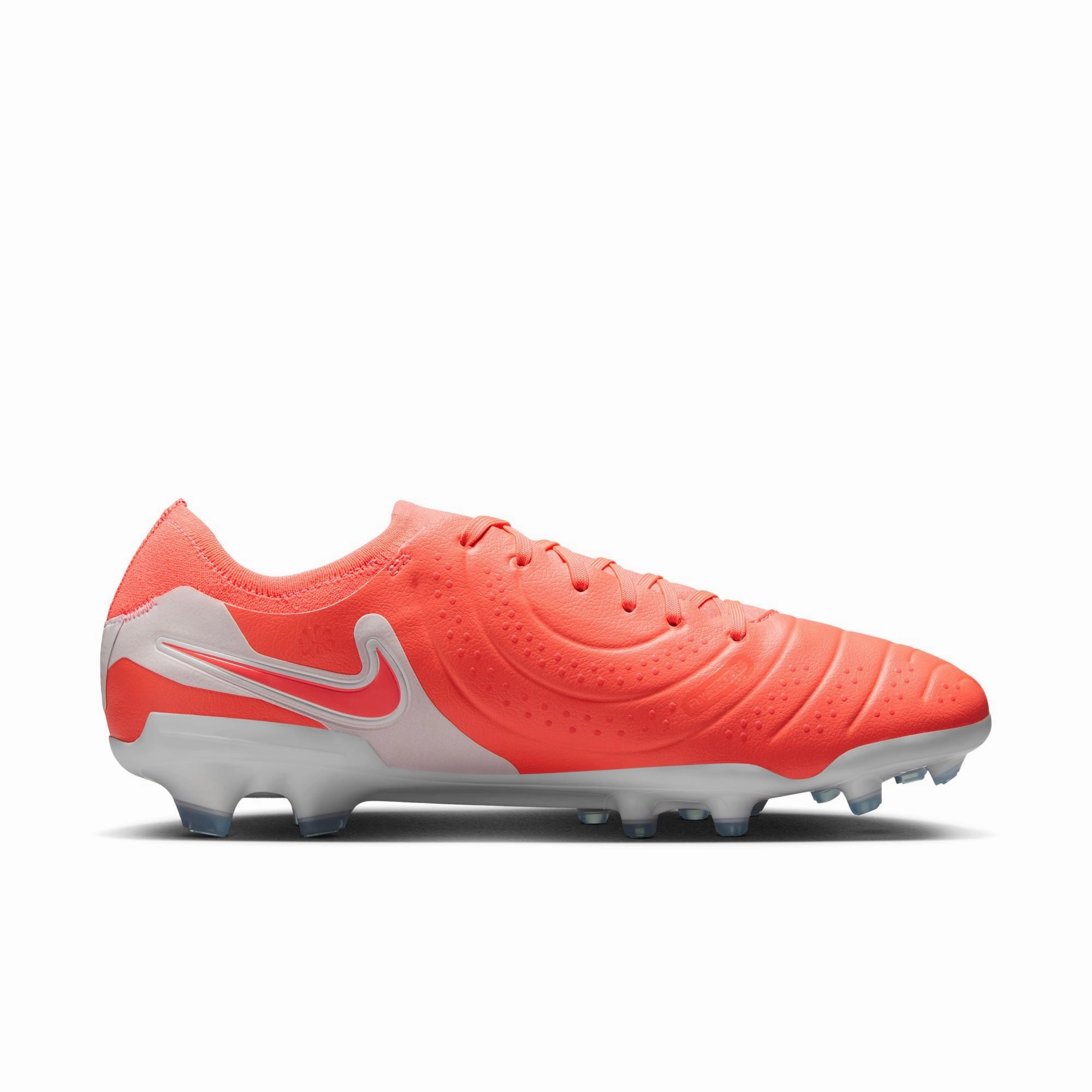 Nike Tiempo Legend 10 Pro FG Firm Ground Soccer Cleats - Hot Lava/White Clean Touch