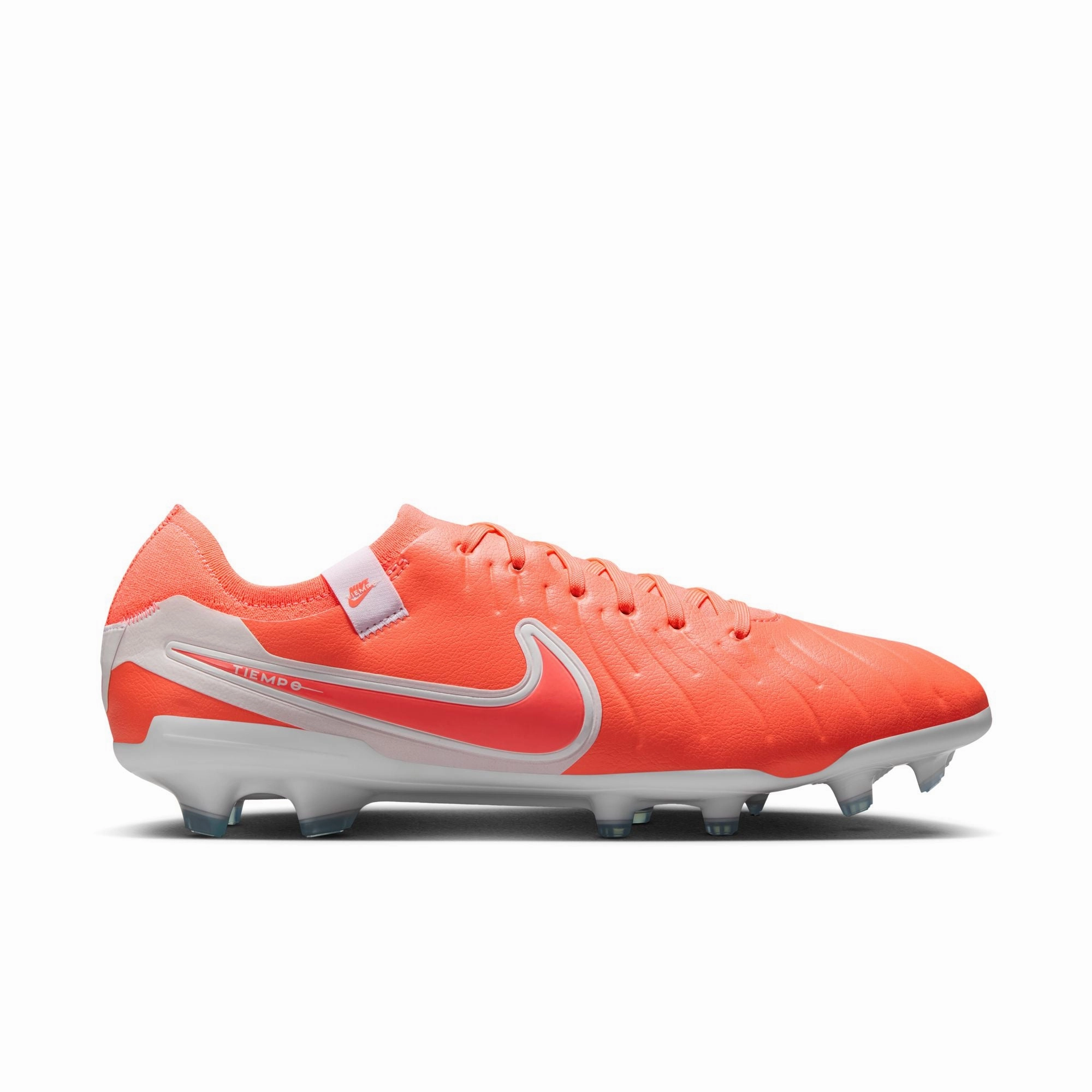 Nike Tiempo Legend 10 Pro FG Firm Ground Soccer Cleats - Hot Lava/White Stable Movement